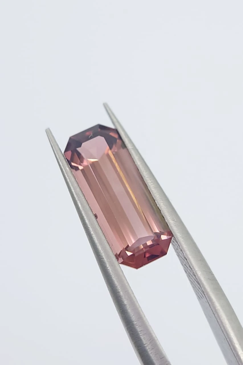 2.12ct Natural Tourmaline Emerald Cut Loose Gemstone From Afghanistan — view 3